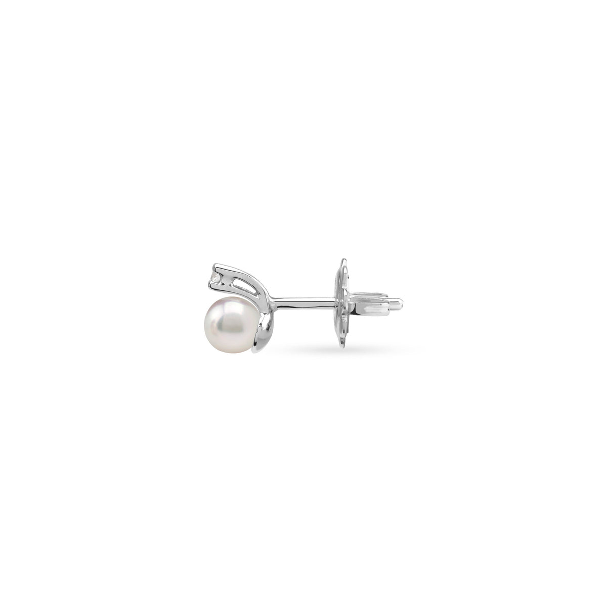 Damiani Le Perle Earrings 20012452, White gold, diamonds and pearls earrings