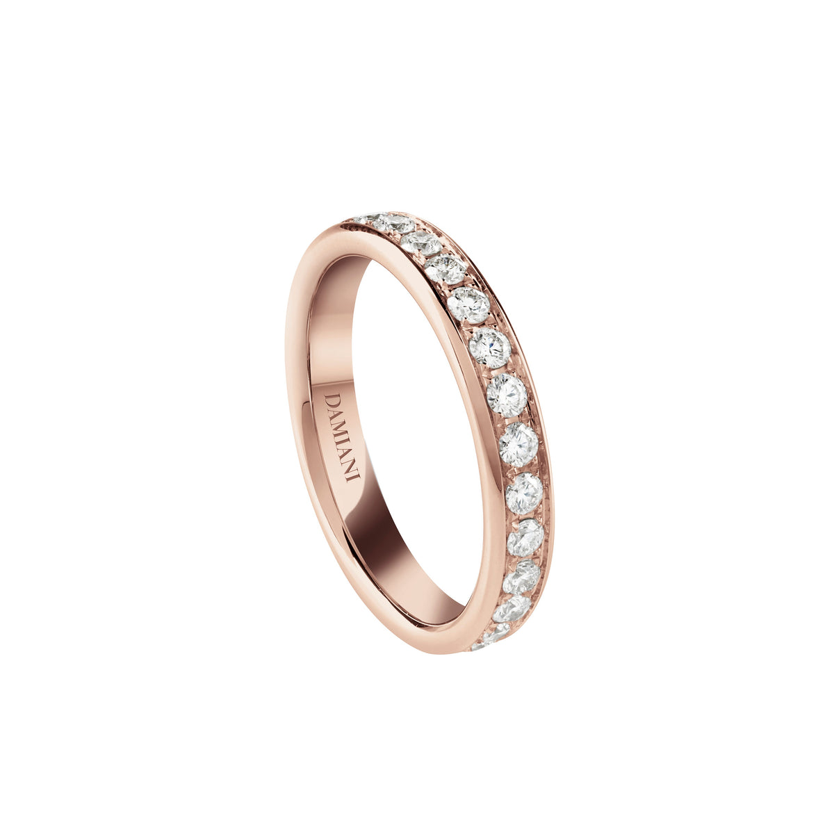 Damiani Veramore Ring 20087545, An 18k rose gold ring set with diamonds
