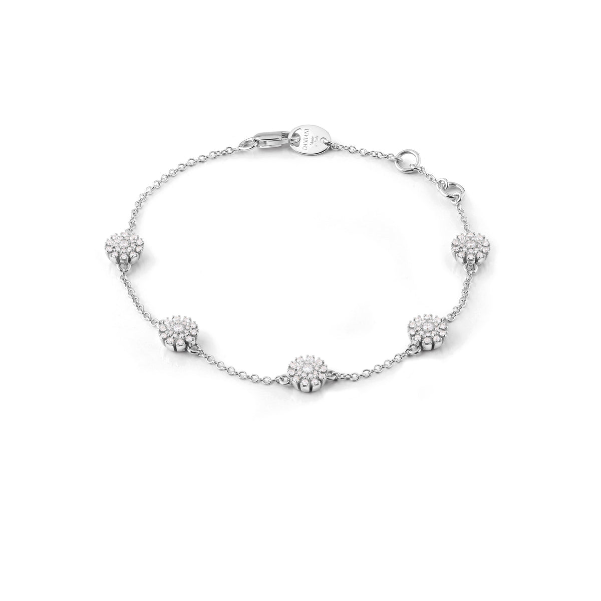 Damiani Margherita Bracelet 20089276, An 18k white gold bracelet set with diamonds