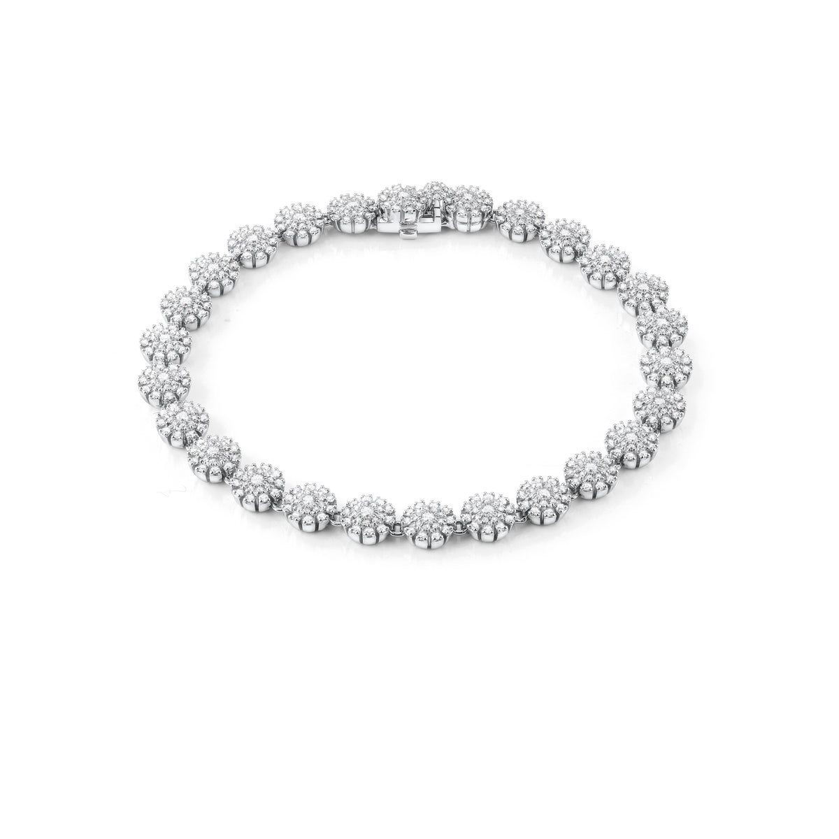 Damiani Margherita Bracelet 20089287, An 18k white gold bracelet set with diamonds