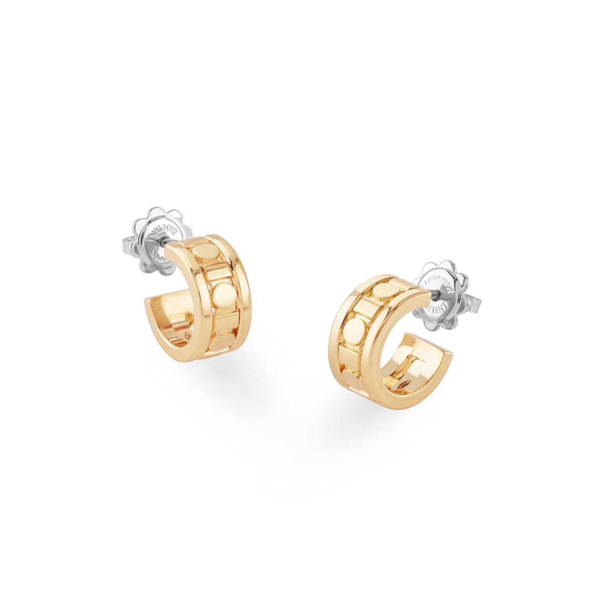 Damiani Belle Epoque Earrings 20093330, A pair of 18k yellow gold earrings