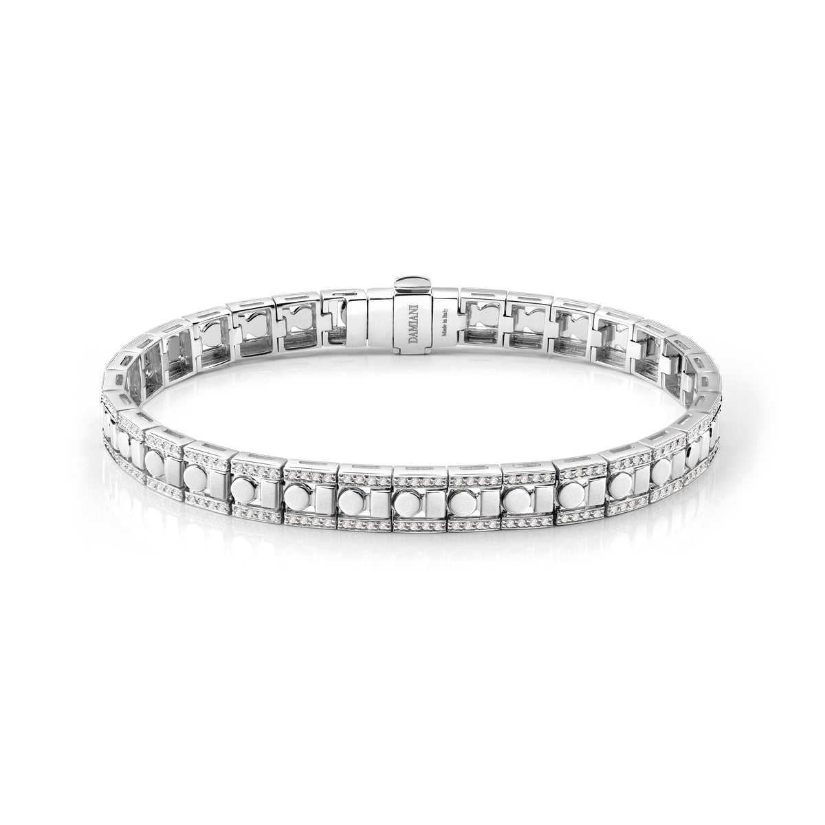 Damiani Belle Epoque Bracelet 20095016, An 18k white gold bracelet set with diamonds