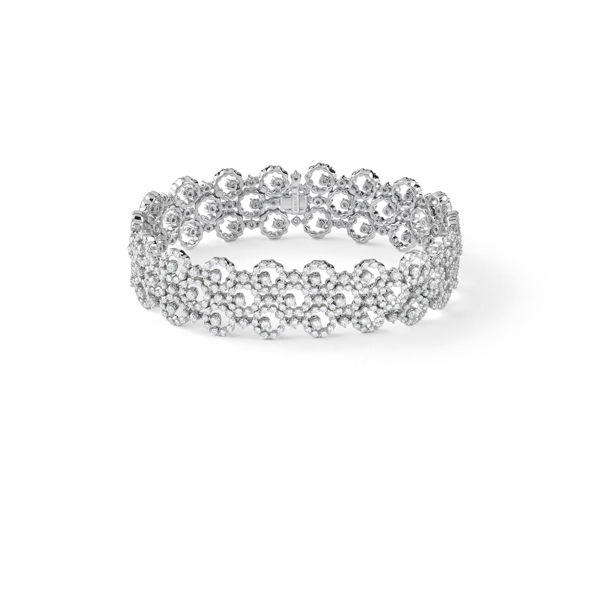 Damiani Juliette Bracelet 20102434, An 18k white gold bracelet set with diamonds