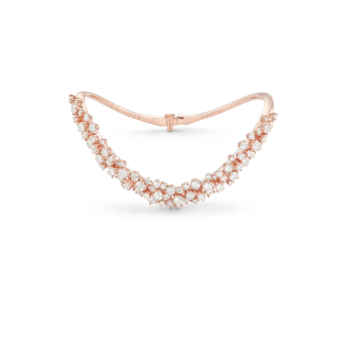 Damiani Mimosa Bracelet 20109629, An 18k rose gold bracelet set with diamonds