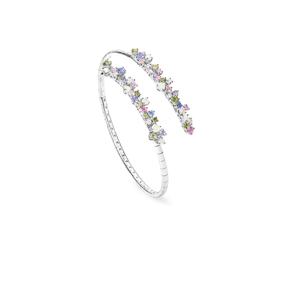 Damiani Bracelet 20113549, An 18k white gold bracelet set with diamonds and sapphires
