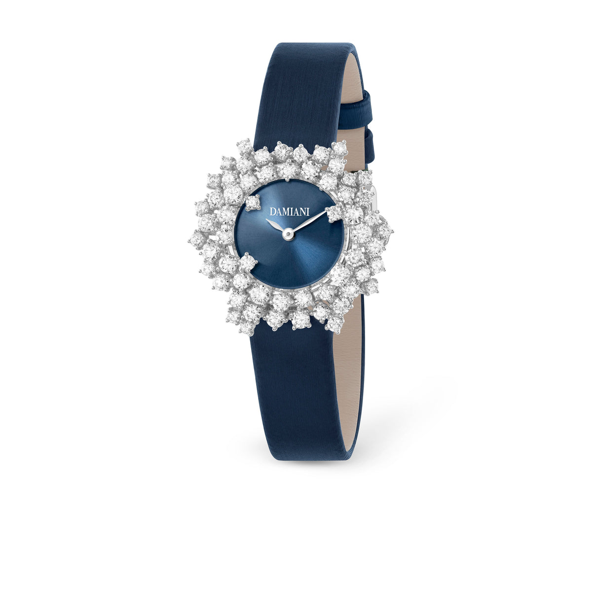 Damiani Mimosa Watch 30050246, An 18k white gold jewellery watch set with diamonds
