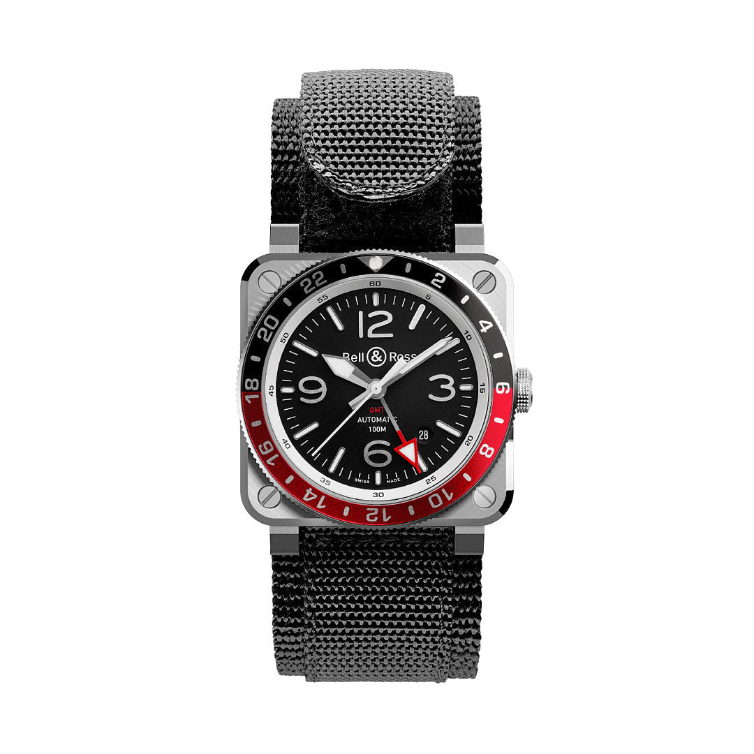 Bell & Ross BR 03-93 GMT Black Watches 42 mm
