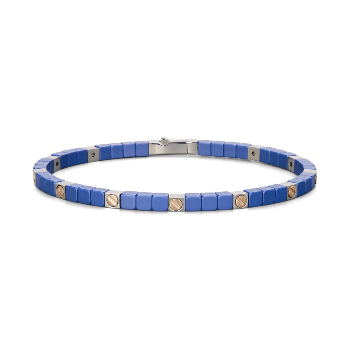 Baraka Сyborg Сeramic Bracelet BR351021ROCB, a men's bracelet in rose gold and black ceramic