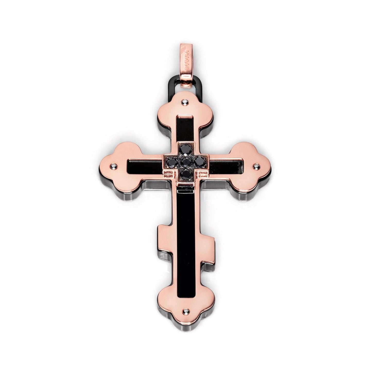 Baraka Prive Cross CR221531RODN-20 — Luxury Men's Jewelry and Gifts