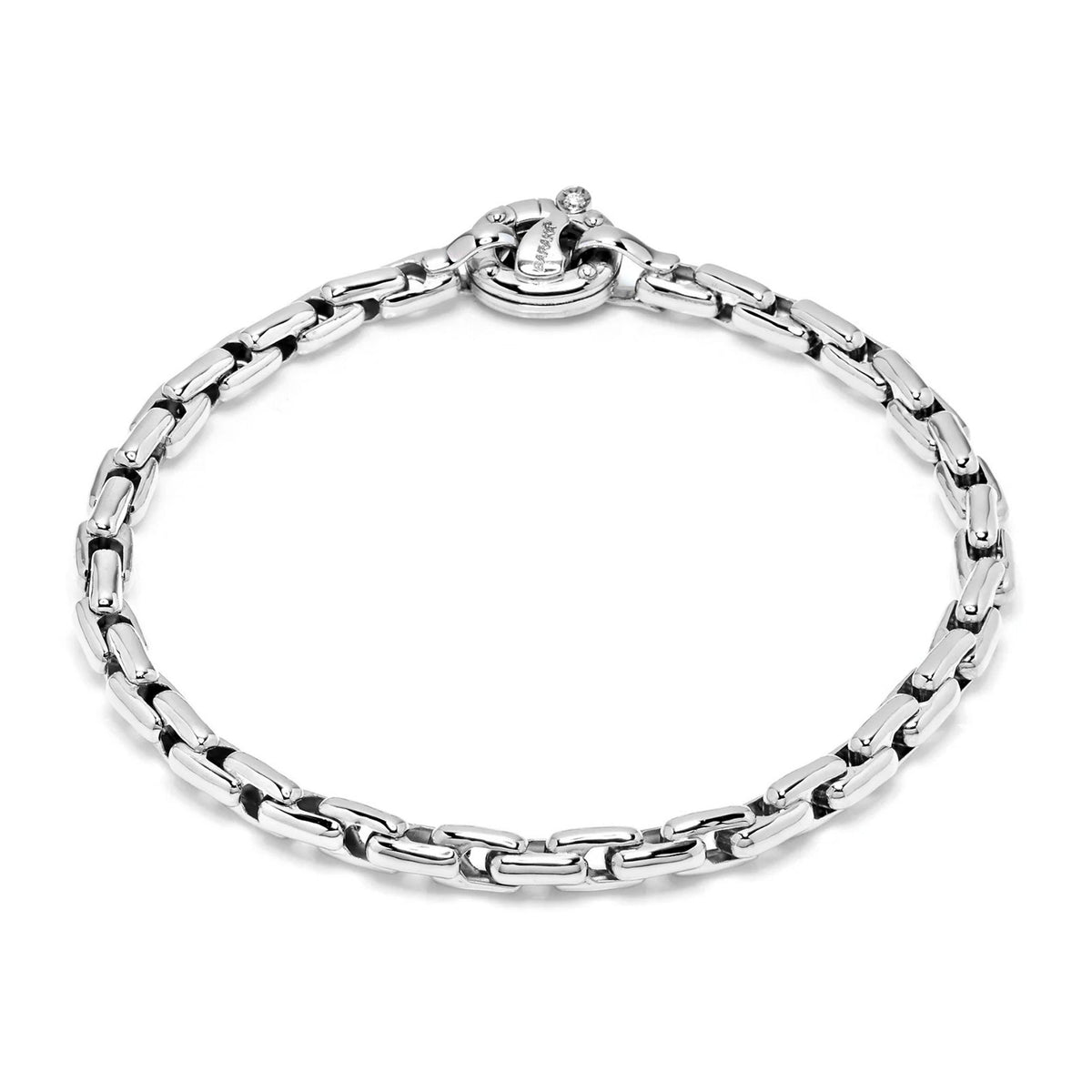 Baraka Ritmika Bracelet BR201211BILU-02, a men's bracelet in white gold set with diamonds