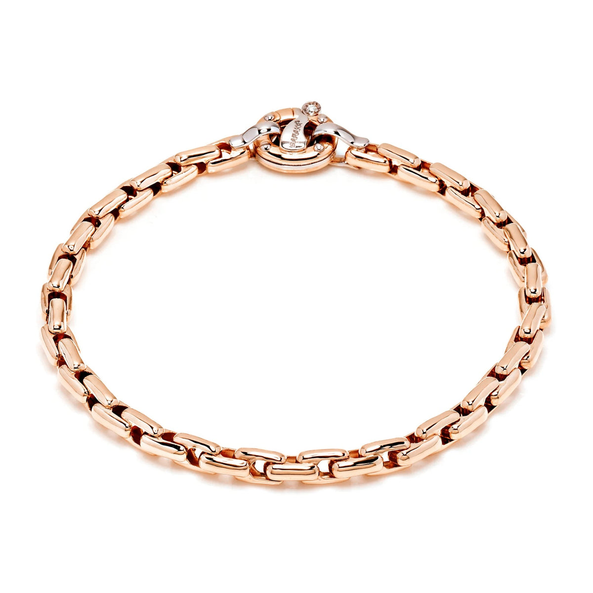 Baraka Ritmika Bracelet BR201211BRLU-02, a men's bracelet in rose and white gold set with diamonds