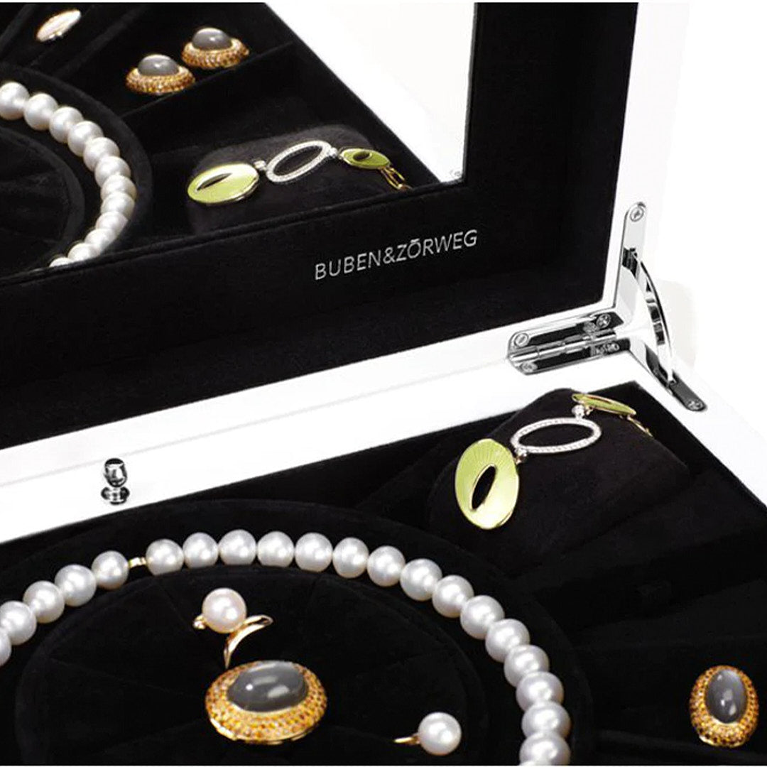 Buben & Zorweg Cosmopolitan Jewelry Case Piano White