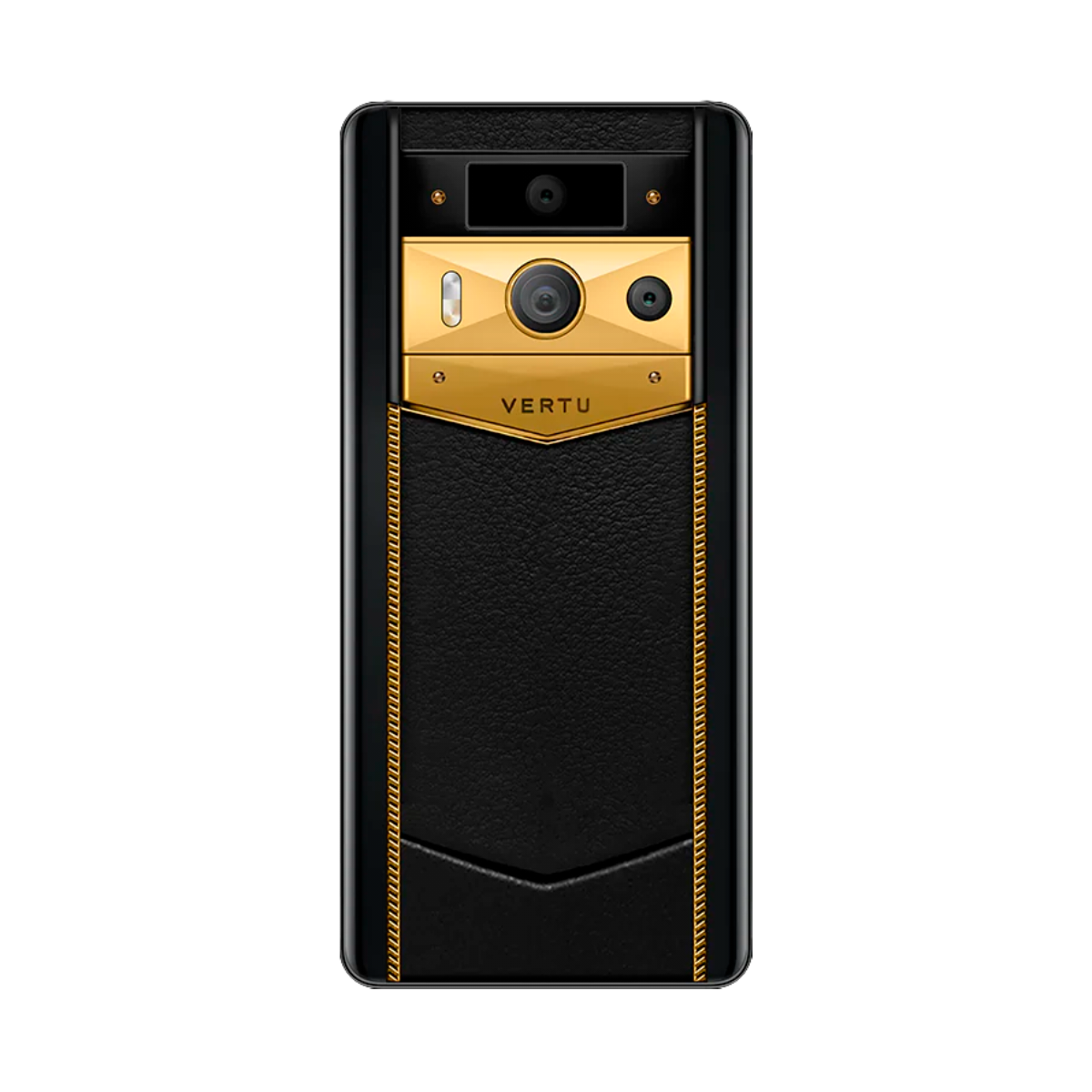 VERTU METAVERTU 2 PHONE WEB3 AI BLACK INK CALFSKIN (GOLD)