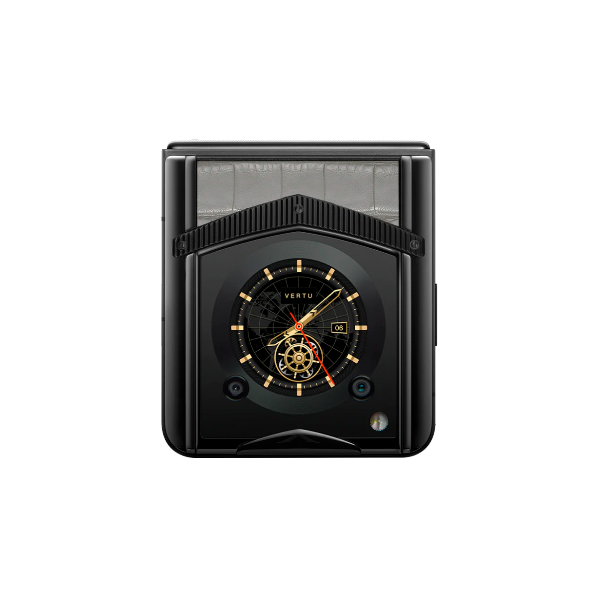 VERTU IRONFLIP PHONE ELEPHANT GREY ALLIGATOR SKIN