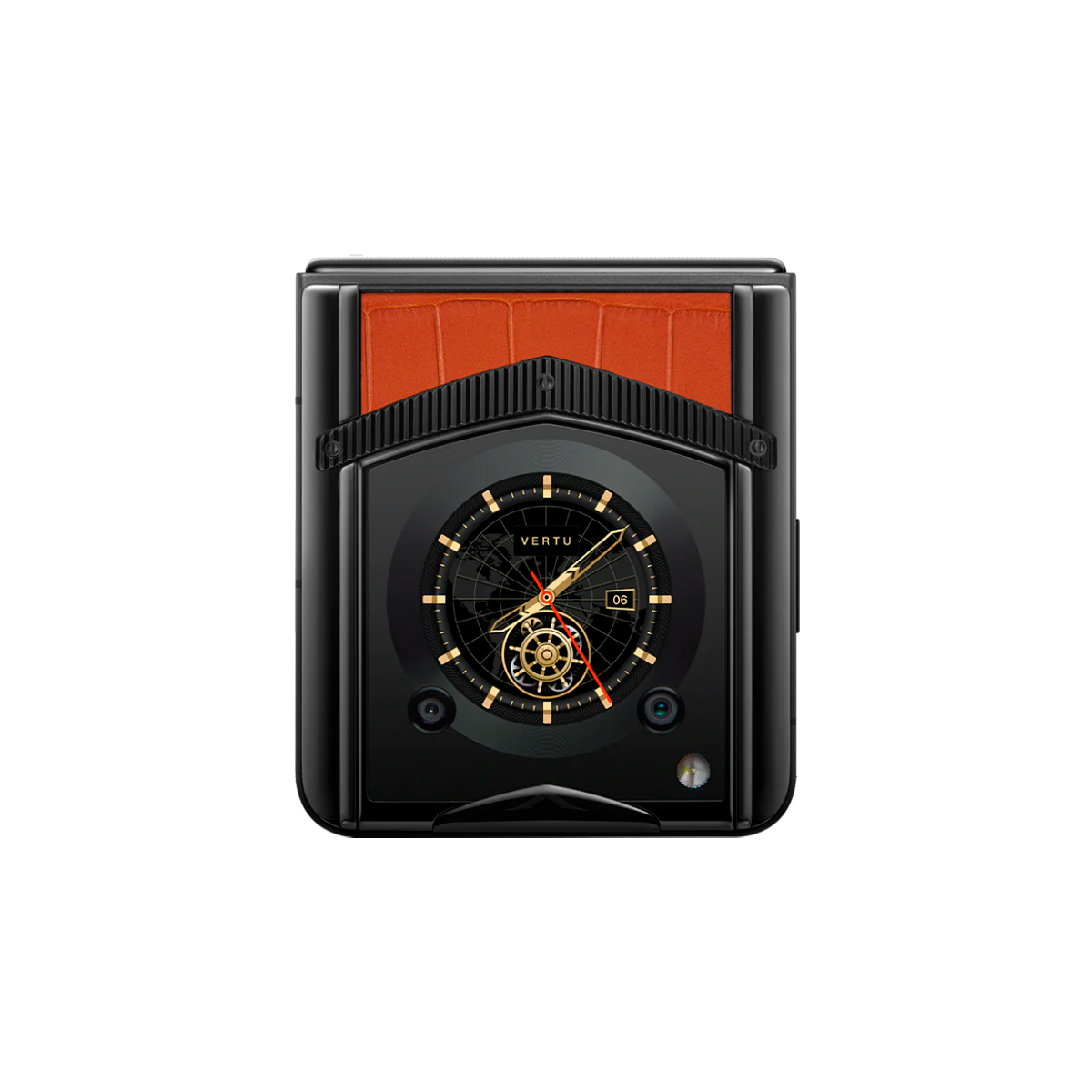 VERTU IRONFLIP PHONE RADIANT PHOENIX ALLIGATOR SKIN