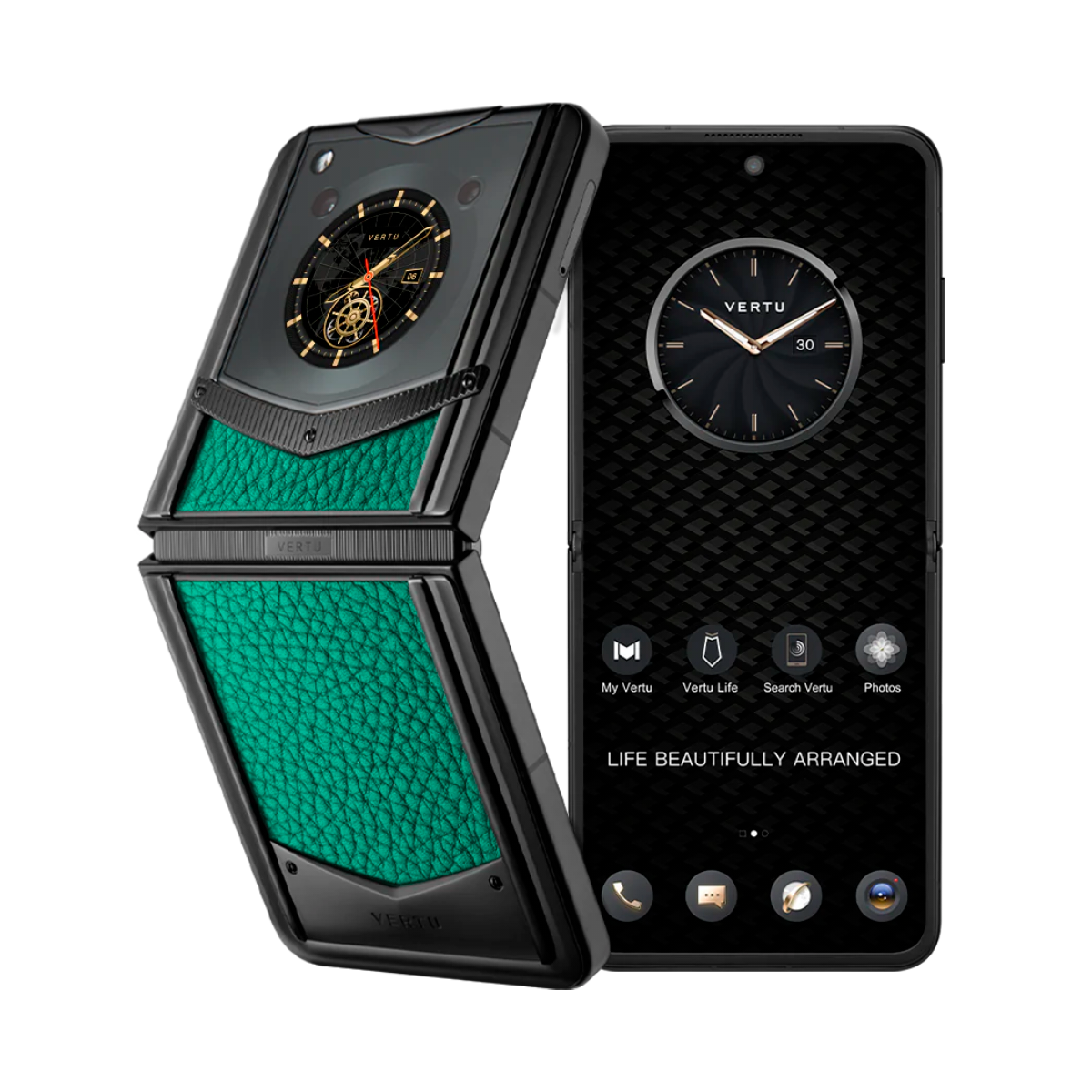 Vertule リフトバンド 太腿用¥36000→9999 VERTU IronFlip Phone Verona Green Calfskin – LUX