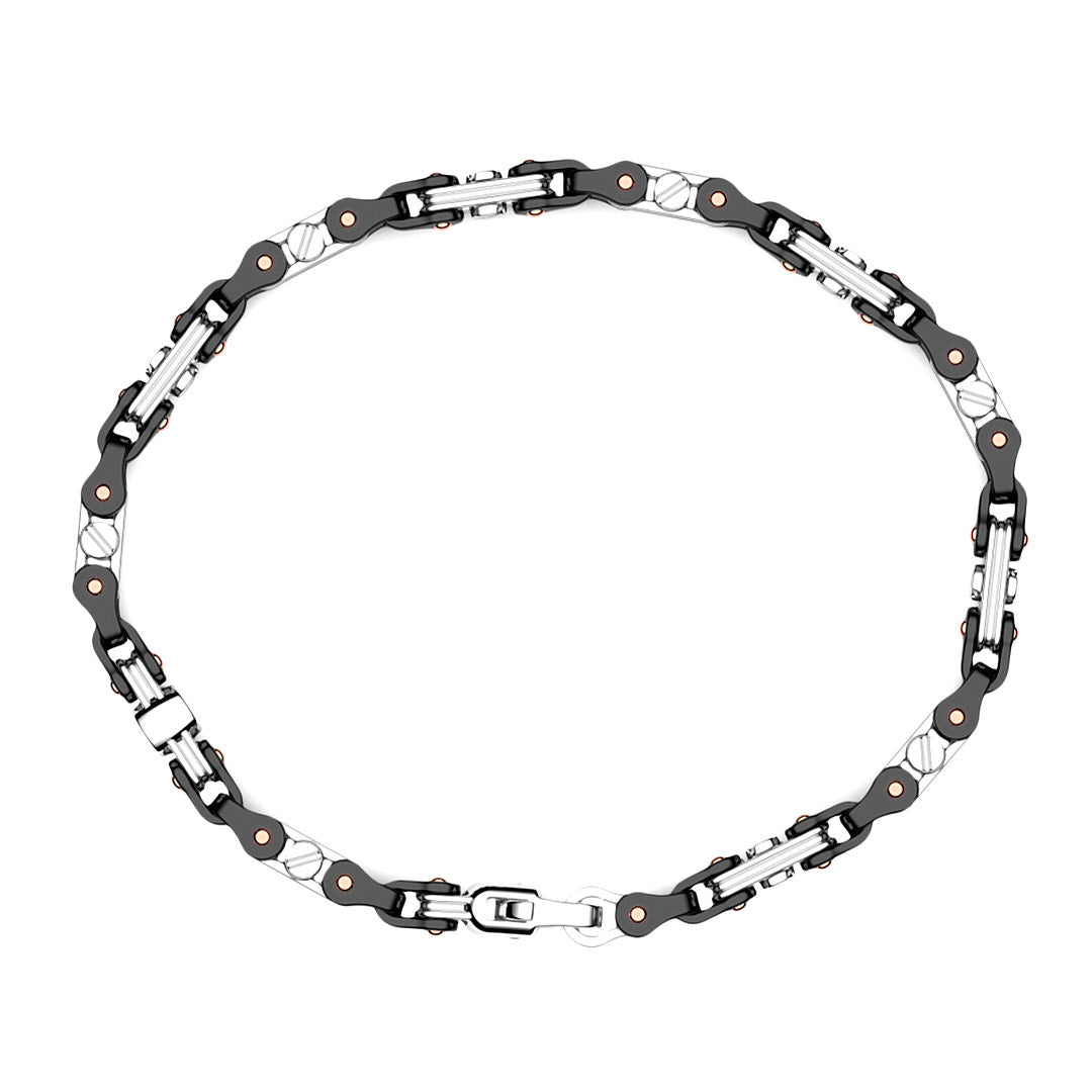 Zancan Ceramik Gold Bracelet KB035B-N