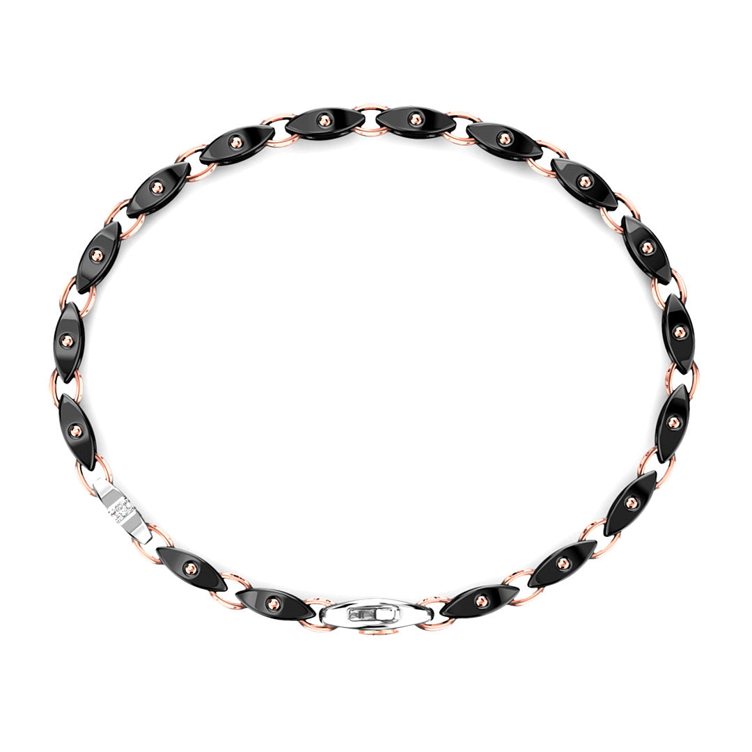 Zancan Ceramik Gold Bracelet KB044R-N