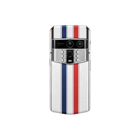 VERTU AGENT Q PHONE WORLD CUP 2026 FRANCE CALFSKIN, rear panel and screen with calf leather case