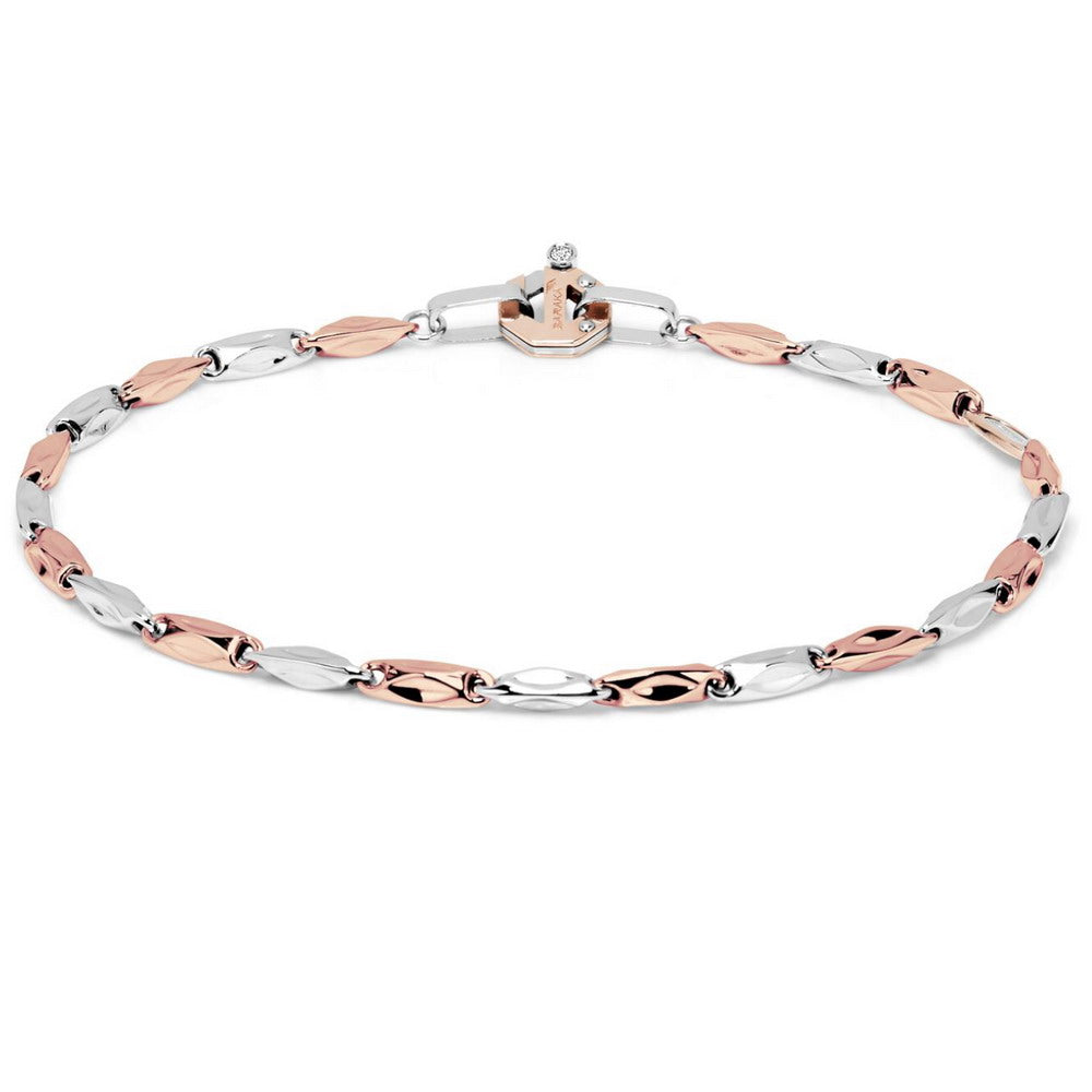 Baraka Nexus Bracelet BR221951RBDB-02, a men's bracelet in rose and white gold set with diamonds