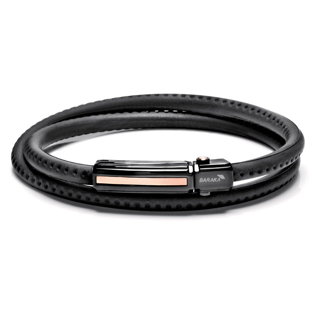 Baraka Discovery Bracelet BR245031ROAN, a men's bracelet in rose gold and stainless steel