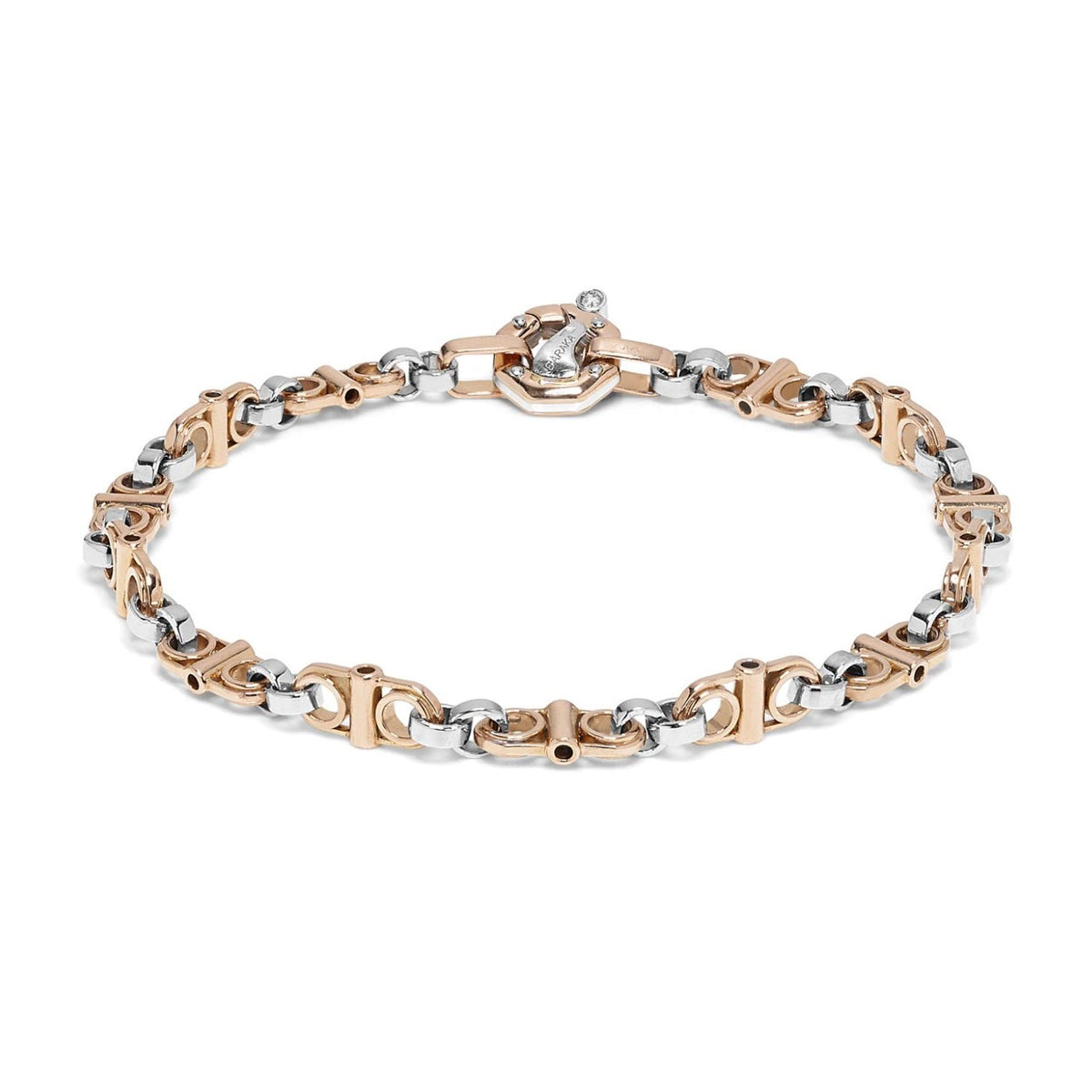 Baraka Ritmika Bracelet BR271151RBLU-02, a men's bracelet in rose and white gold set with diamonds