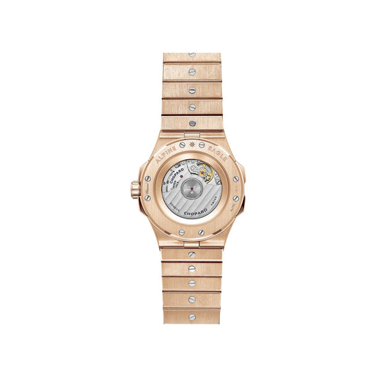 Chopard Alpine Eagle watch in 18k ethical rose gold with diamonds, view 2
