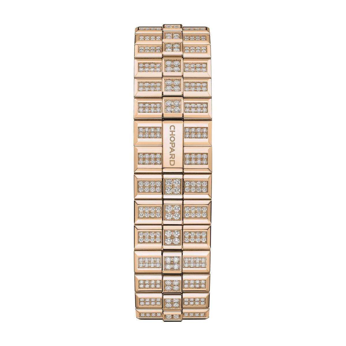Chopard Alpine Eagle watch in 18k ethical rose gold with diamonds and sapphires, view 4