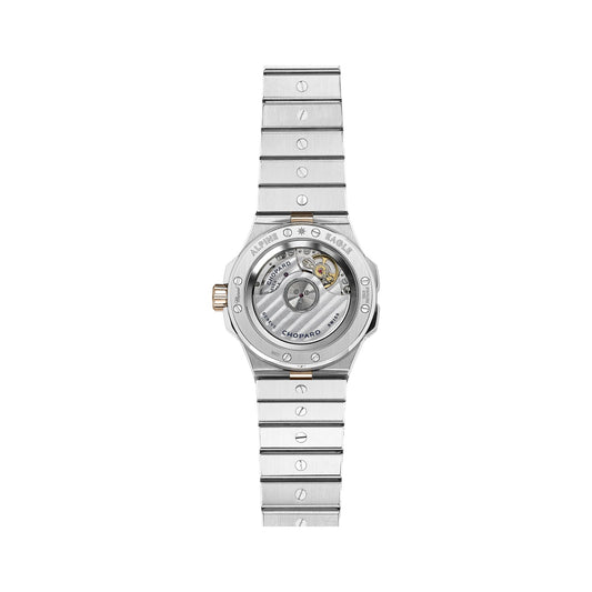Chopard Alpine Eagle watch in 18k ethical rose gold and stainless steel, view 2