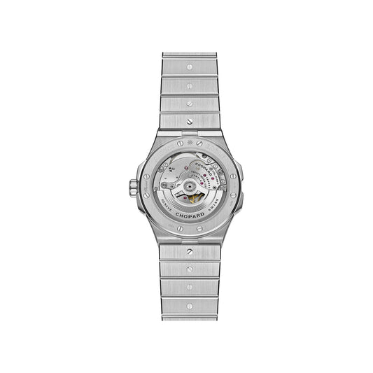 Chopard Alpine Eagle watch in 18k ethical white gold with diamonds and sapphires, view 2