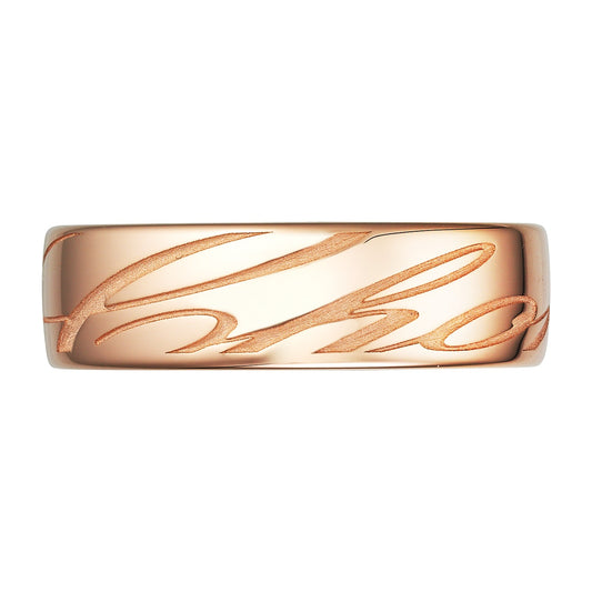 Chopard Chopardissimo ring in 18k ethical rose gold, view 2