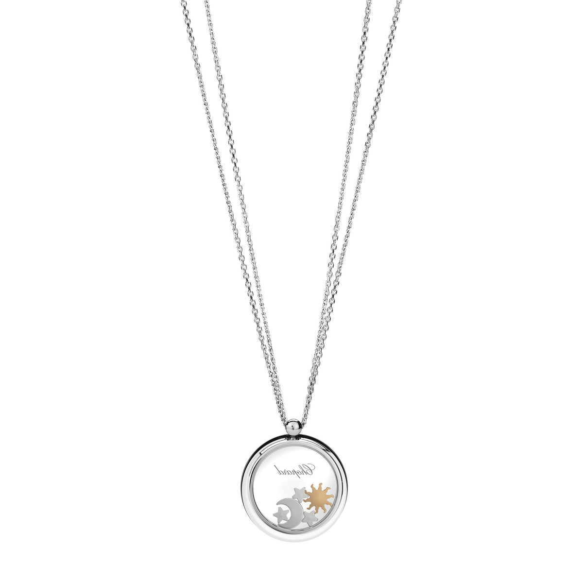 Chopard Happy Diamonds pendant in 18k ethical white gold, view 4