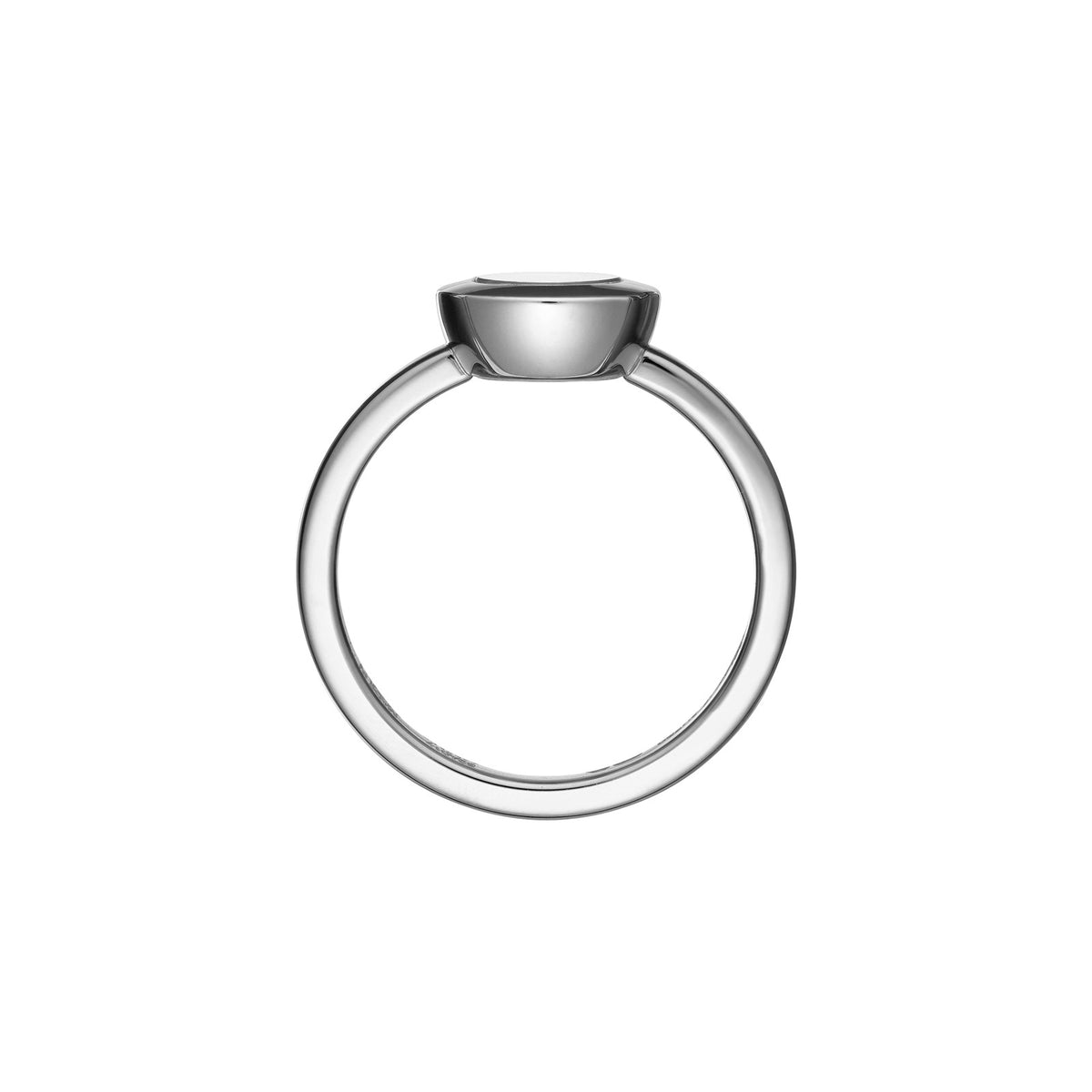 Chopard Happy Diamonds ring in 18k ethical white gold with diamonds, view 3