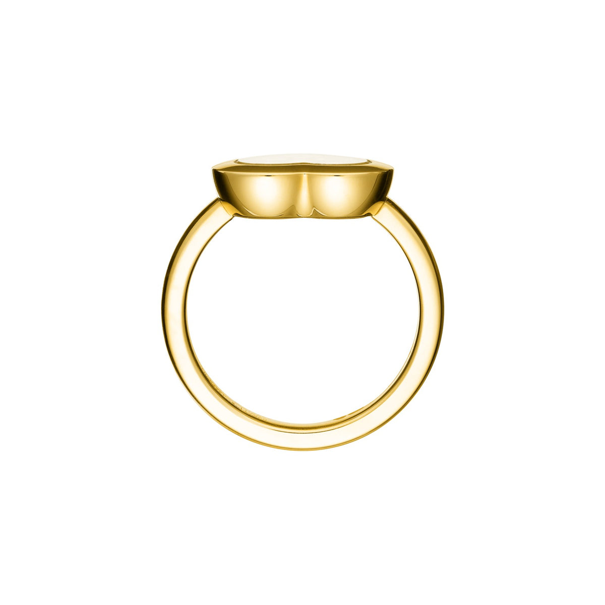 Chopard Happy Diamonds ring in 18k ethical yellow gold with diamonds, view 3