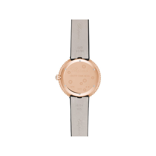 Chopard Happy Diamonds watch in 18k ethical rose gold with diamonds, view 2
