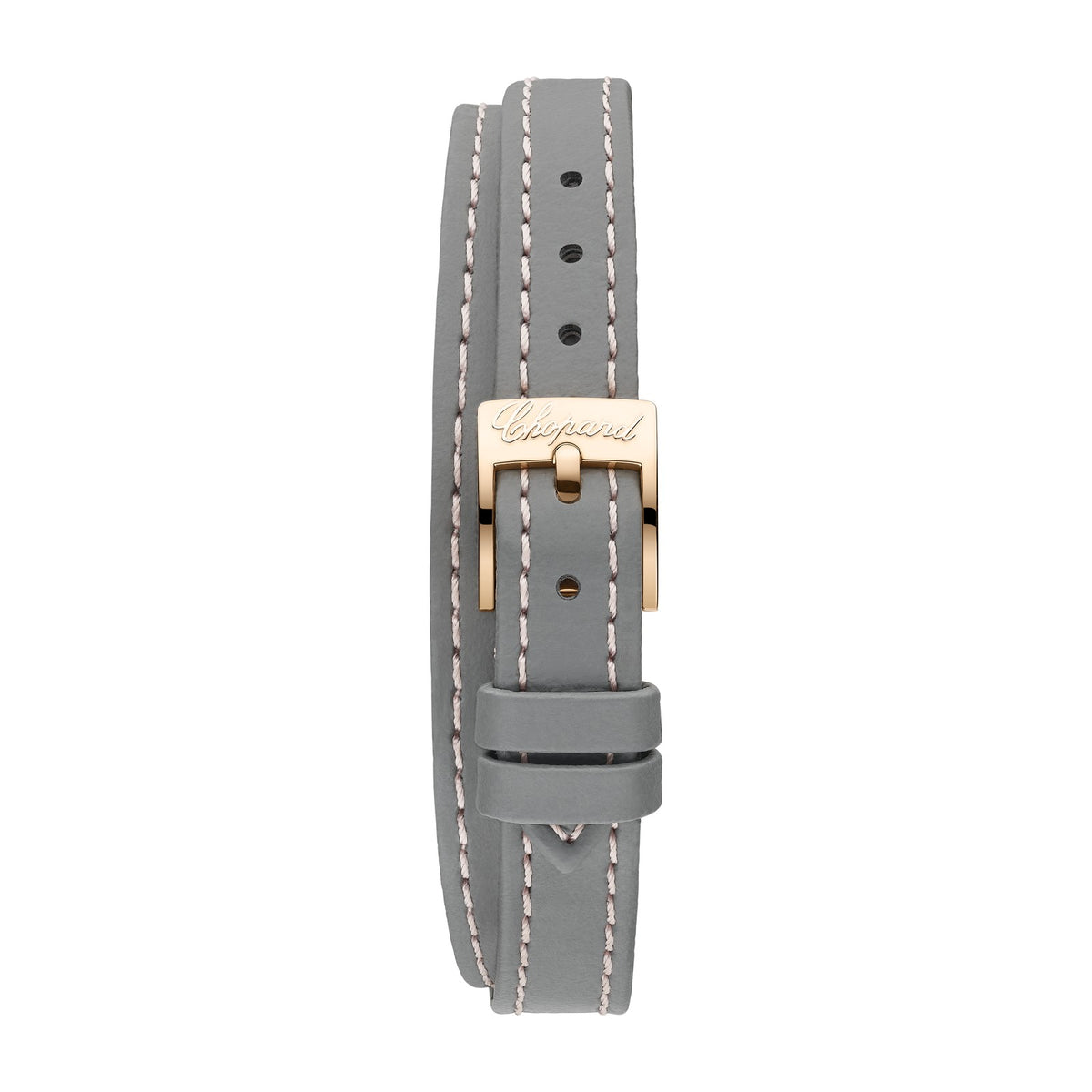 Chopard Happy Diamonds watch in 18k ethical rose gold with moving diamonds, view 4