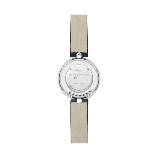 Chopard Happy Diamonds watch in 18k ethical white gold with moving diamonds, view 2