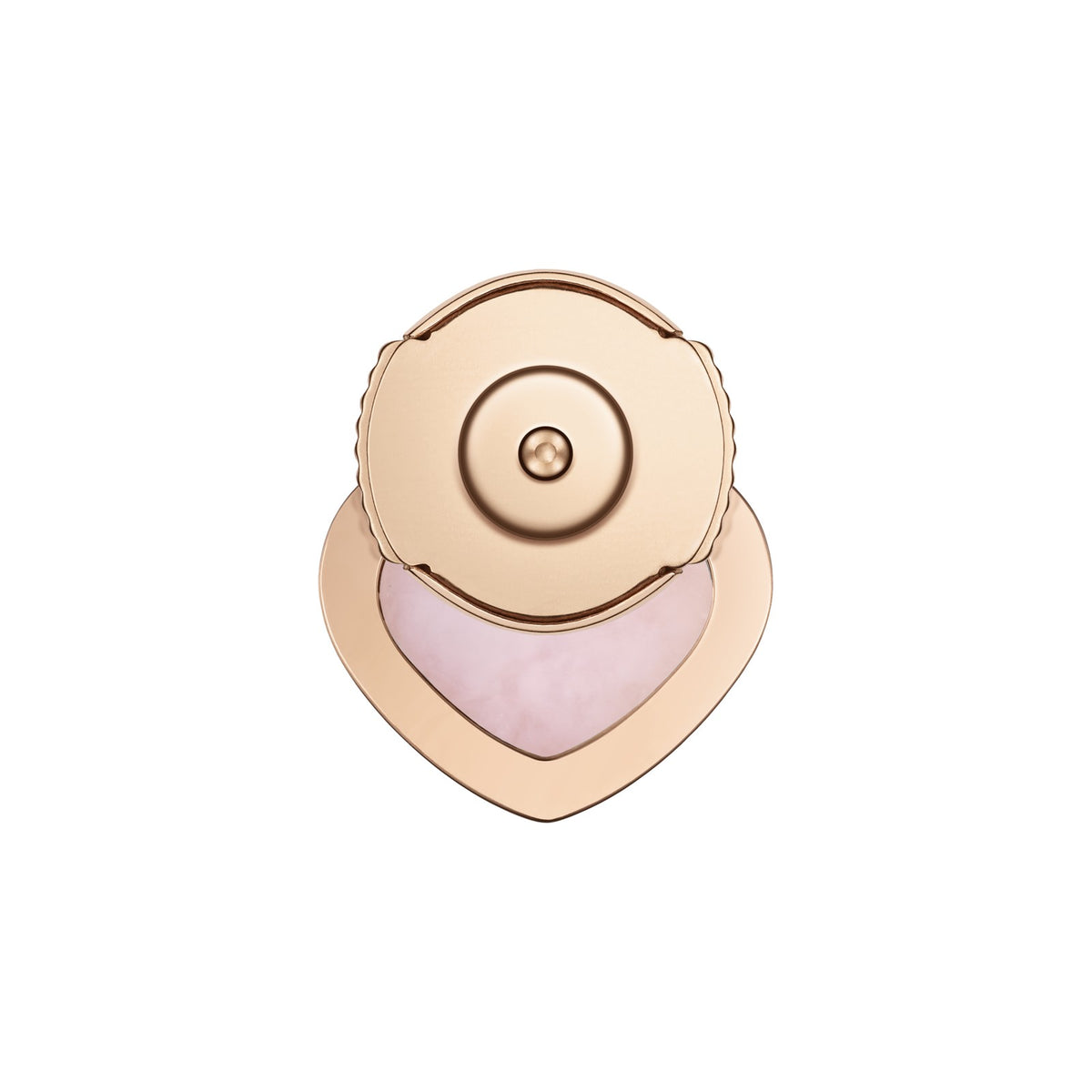 Chopard Happy Hearts earring in 18k ethical rose gold with opals view 4