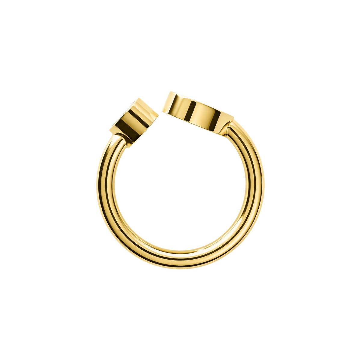 Chopard Happy Hearts ring in 18k ethical yellow gold, view 3