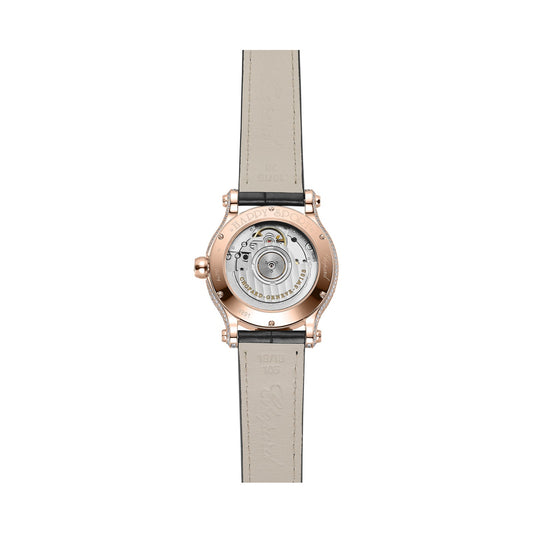 Chopard Happy Sport watch in 18k ethical rose gold, view 2