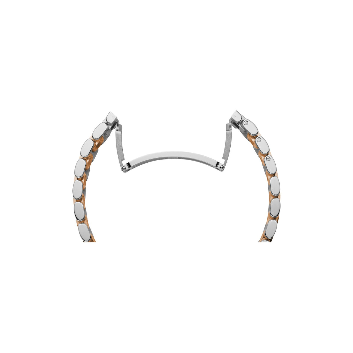 Chopard Happy Sport watch in 18k ethical rose gold and stainless steel, view 5
