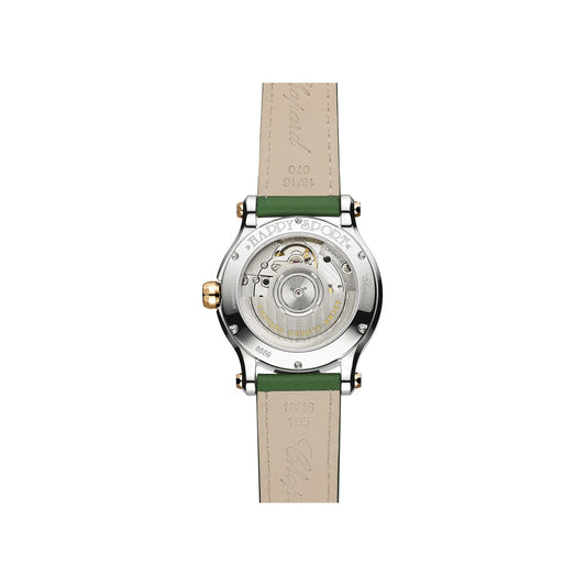 Chopard Happy Sport watch in 18k ethical rose gold and stainless steel, view 2
