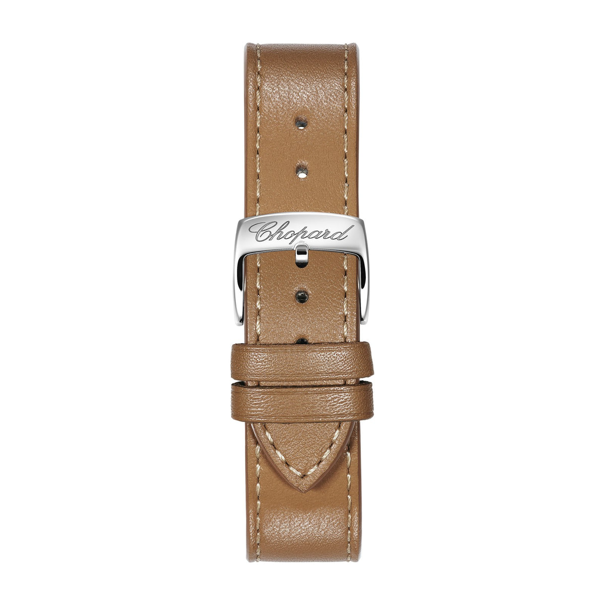 Chopard Happy Sport watch in 18k ethical rose gold and stainless steel with moving diamonds and tourmalines, view 4