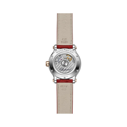 Chopard Happy Sport watch in 18k ethical rose gold and stainless steel, view 2