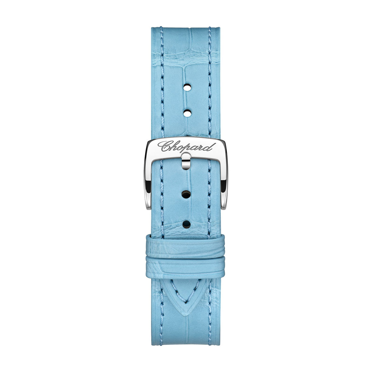 Chopard Happy Sport watch in 18k ethical rose gold and stainless steel with moving diamonds, view 4