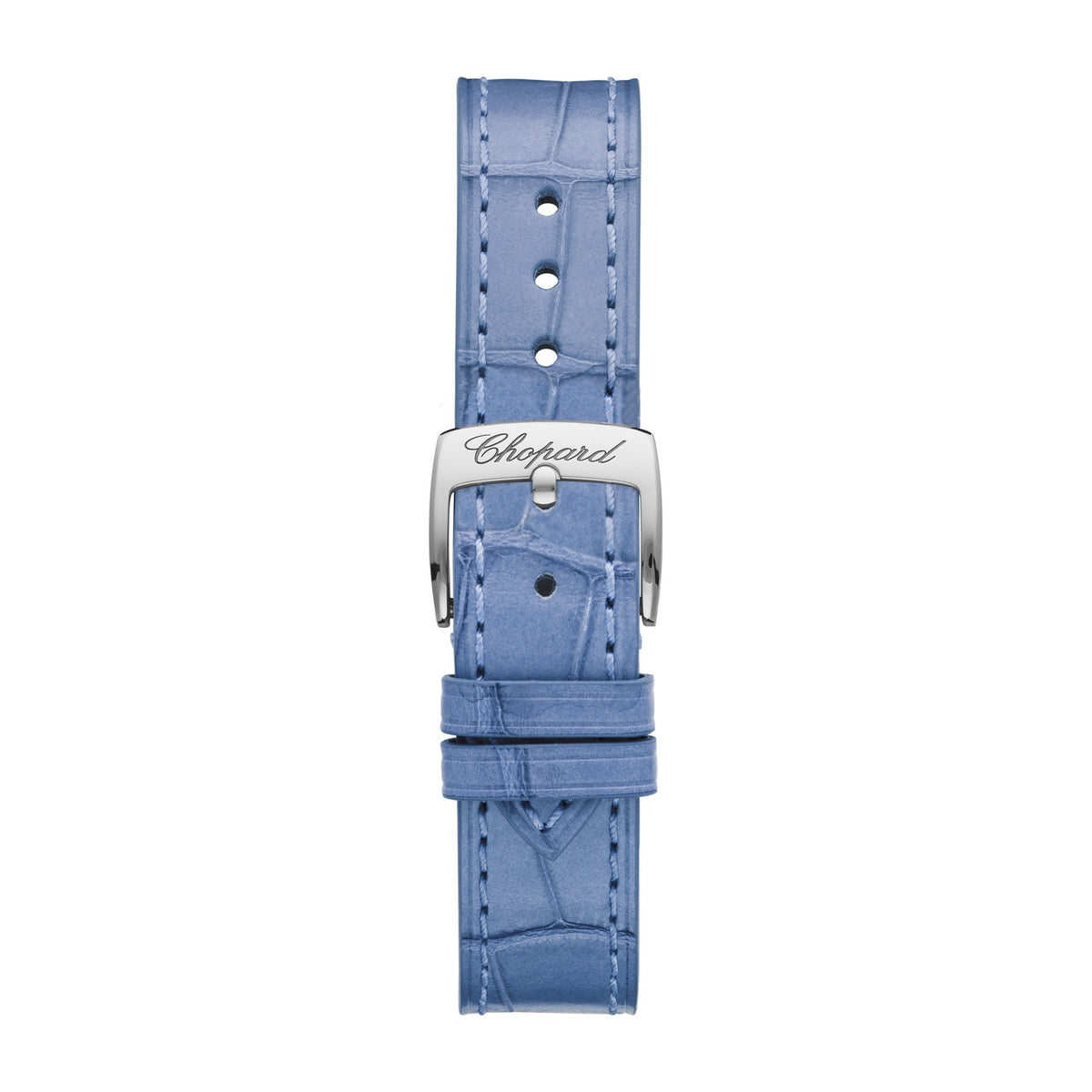 Chopard Happy Sport watch in stainless steel with moving diamonds and sapphires, view 4