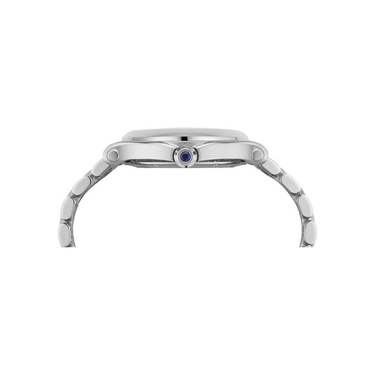 Chopard Happy Sport watch in stainless steel with moving diamonds and sapphires, view 2