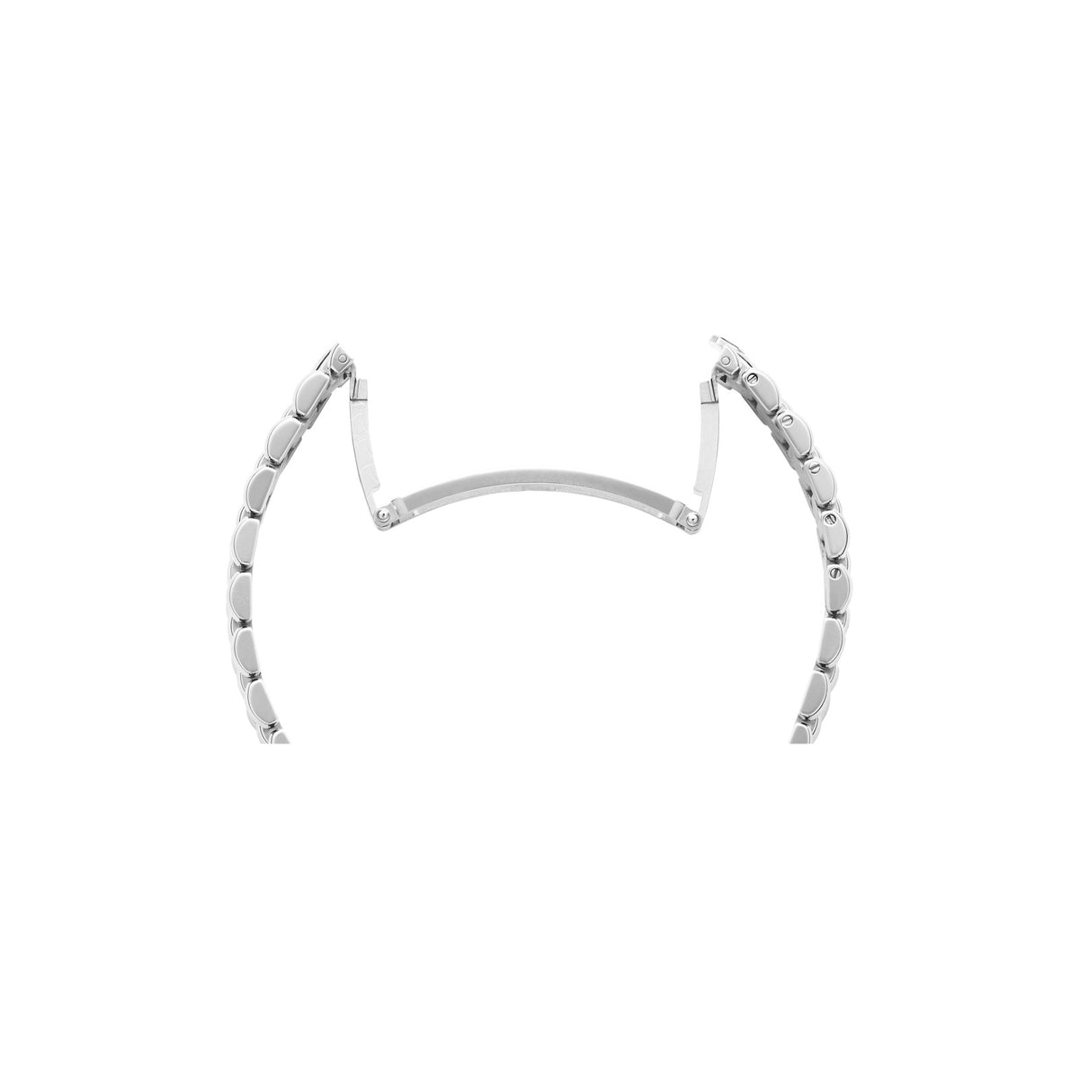 Chopard Happy Sport watch in stainless steel with moving diamonds and sapphires, view 5