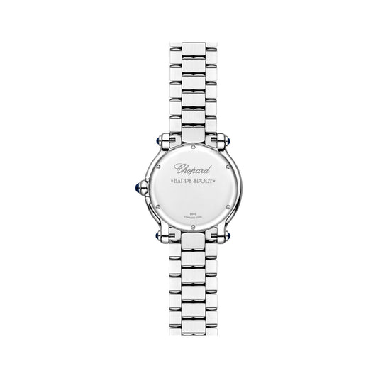 Chopard Happy Sport watch in stainless steel with diamonds, view 2