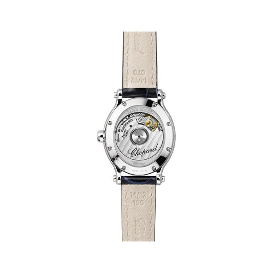 Chopard Happy Sport watch in 18k ethical white gold, view 2
